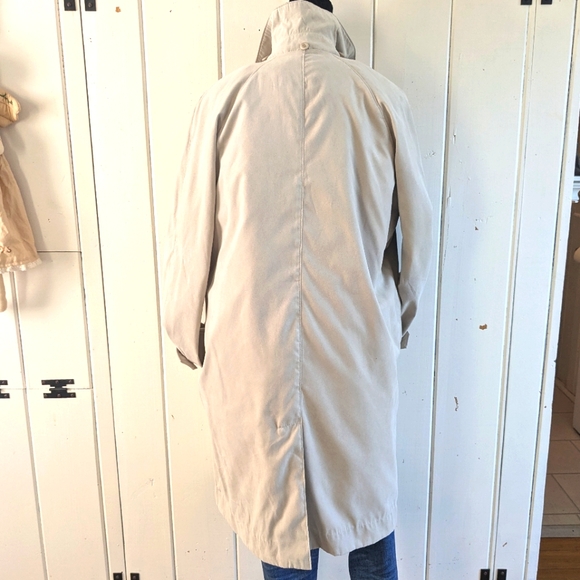 🎄5/$5 FRIDAY Vintage faux suede trench (with zip out lining) sz L - Picture 4 of 13